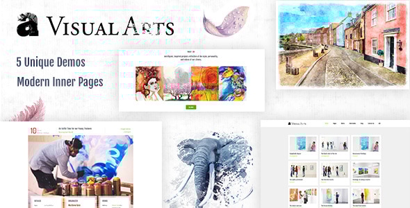 Visual Art | Gallery WordPress Theme Logo